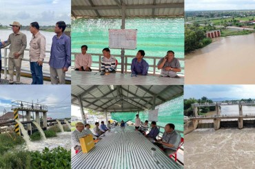 ស្ថានភាពកម្រិតកម្ពស់ទឹកតាមដងស្ទឹងព្រែកត្នោតផ្នែកខាងលើហក់ឡើងដល់​ចំណុច​ត្រៀម​លក្ខណៈប្រុងប្រយ័ត្ន